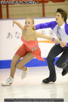 2013-02-27 Milano - World Junior Figure Skating Championships 0040 Alexandra Sepanova-Ivan Bukin RUS